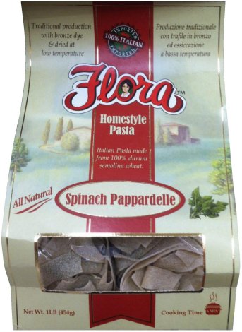 (image for) FLORA HOMESTYLE PASTA SPINACH PAPPARDELLE