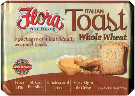 (image for) FLORA ITALIAN TOAST WHOLE WHEAT