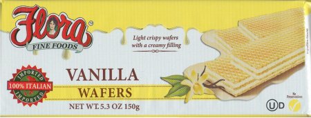 (image for) FLORA WAFERS VANILLA WITH CREAMY VANILLA FILLING