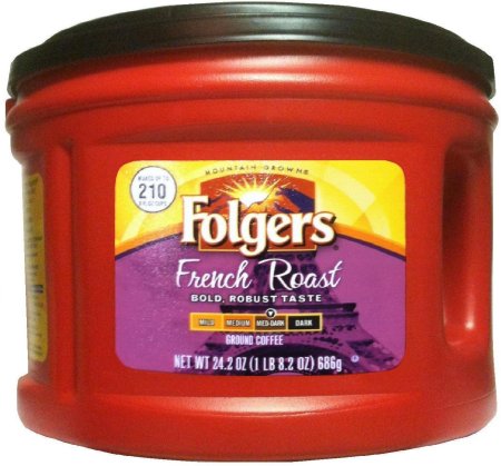 (image for) FOLGERS FRENCH ROAST GROUND COFFEE