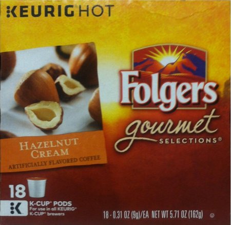 (image for) FOLGERS GOURMET SELECTIONS HAZELNUT CREAM COFFEE K-CUP