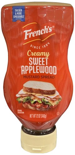 (image for) FRENCH'S CREAMY SWEET APPLEWOOD MUSTARD SPREAD