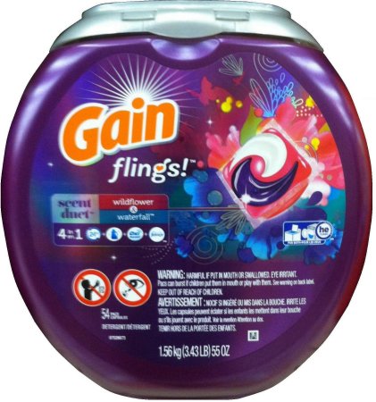 (image for) GAIN FLINGS 4 IN 1 DUET SCENT HE LAUNDRY DETERGENT