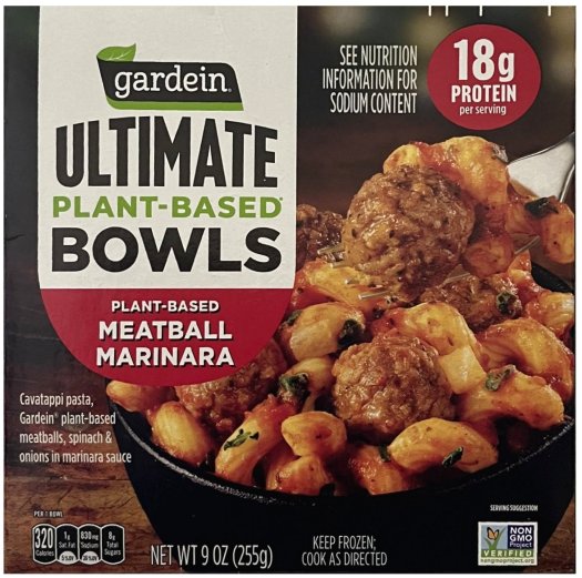 (image for) GARDEIN UNTIMATE PLANT-BASED BOWLS MEATBALL MARINARA