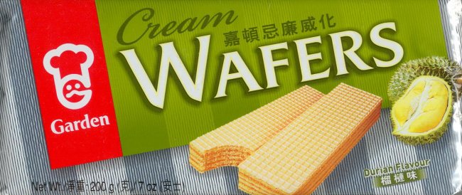 (image for) GARDEN CREAM WAFERS DURIAN FLAVOUR