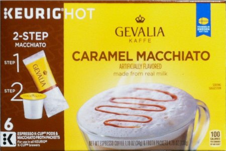 (image for) GEVALIA KAFFE CARAMEL MACCHIATO K-CUP PODS