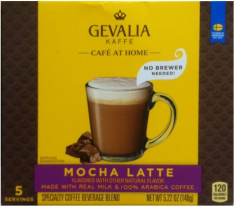 (image for) GEVALIA KAFFE MOCHA LATTE K-CUP PODS