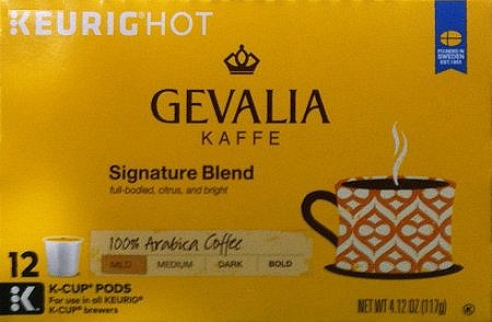 (image for) GEVALIA KAFFE SIGNATURE BLEND K-CUP PODS