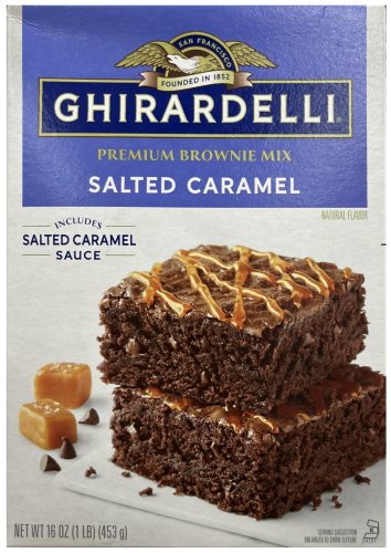 (image for) GHIRARDELLI PREMIUM BROWNIE MIX SALTED CARAMEL