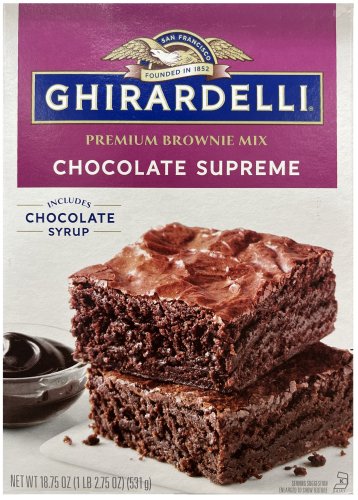 (image for) GHIRARDELLI CHOCOLATE SUPREME PREMIUM BROWNIE MIX