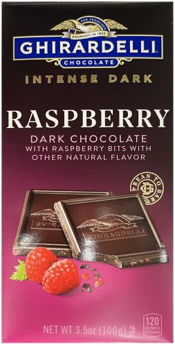 (image for) GHIRARDELLI CHOCOLATE INTENSE DARK RASPBERRY DARK CHOCOLATE