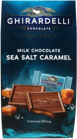 (image for) GHIRARDELLI SQUARES MILK CHOCOLATE SEA SALT CARAMEL