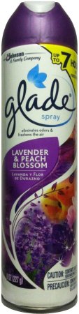 (image for) GLADE SPRAY LAVENDER & PEACH BLOSSOM