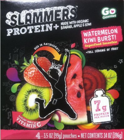 (image for) GO GOURMET SLAMMERS PROTEIN+WATERMELON KIWI SMOOTHIE