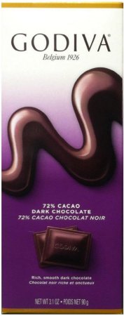 (image for) GODIVA 72% CACAO DARK CHOCOLATE