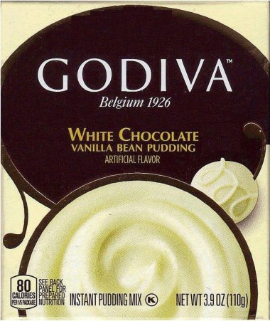 (image for) GODIVA WHITE CHOCOLATE VANILLA BEAN PUDDING