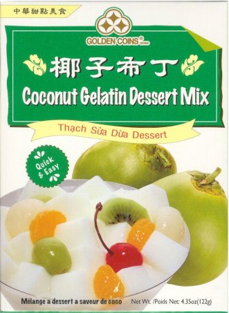 (image for) GOLDEN COINS COCONUT GELATIN DESSERT MIX