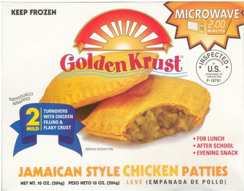 (image for) GOLDEN KRUST CHICKEN EMPANADA JAMAICAN STYLE CHICKEN PATTIES