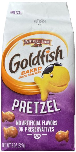 (image for) GOLDFISH BAKED SNACK CRACKERS PRETZEL