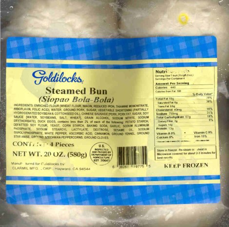 (image for) GOLDILOCKS BOLA-BOLA SIOPAO STEAMED BUN