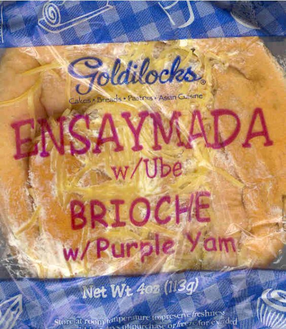 (image for) GOLDILOCKS ENSAYMADA BRIOCHE UBE WITH PURPLE YAM