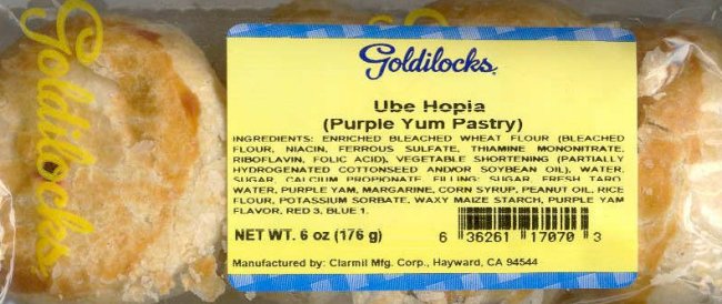 (image for) GOLDILOCKS HOPIA UBE