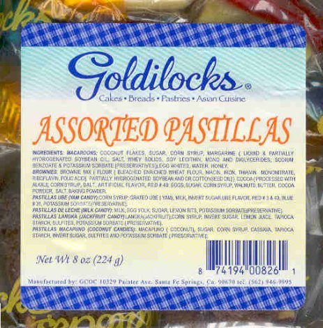 (image for) GOLDILOCKS ASSORTED PASTILLAS