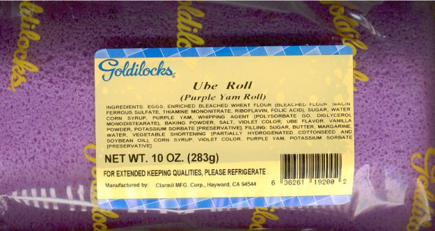 (image for) GOLDILOCKS UBE PURPLE YAM ROLL