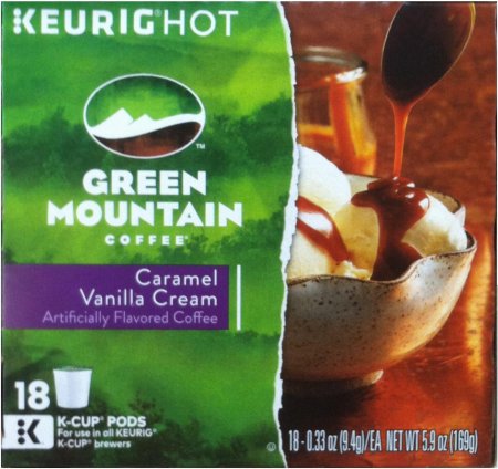 (image for) GREEN MOUNTAIN CARAMEL VANILLA CREAM COFFEE K-CUP PODS