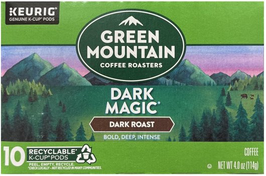 (image for) GREEN MOUNTAIN DARK MAGIC DARK ROAST COFFEE K-CUP PODS