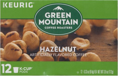 (image for) GREEN MOUNTAIN HAZELNUT COFFEE K-CUP PODS