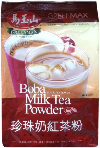 (image for) GREENMAX BOBA MILK TEA POWDER BLACK TEA FLAVOR