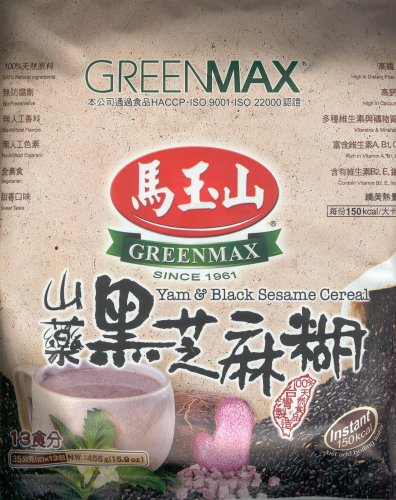 (image for) GREENMAX YAM & BLACK SESAME CEREAL