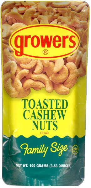 (image for) GROWERS TOASTED CASHEW NUTS