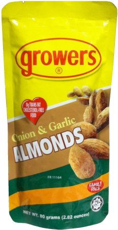 (image for) GROWERS ONION & GARLIC ALMONDS