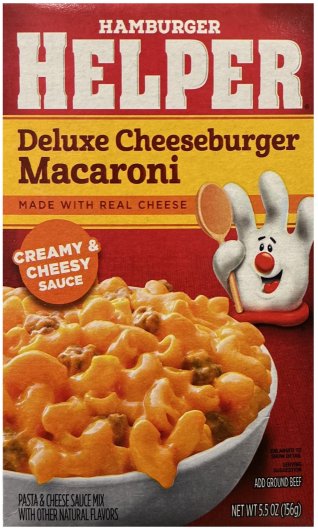 (image for) HAMBURGER HELPER DELUXE CHEESEBURGER MACARONI