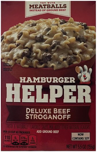 (image for) HAMBURGER HELPER DELUXE BEEF STROGANOFF