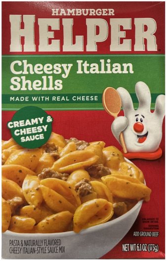 (image for) HAMBURGER HELPER CHEESY ITALIAN SHELLS