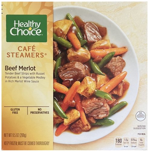 (image for) HEALTHY CHOICE CAFE STEAMERS BEEF MERLOT