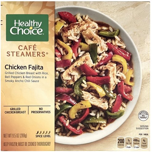 (image for) HEALTHY CHOICE CAFE STEAMERS CHICKEN FAJITA