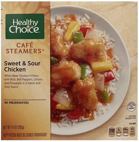 (image for) HEALTHY CHOICE CAFE STEAMERS SWEET & SOUR CHICKEN