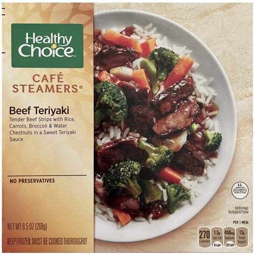 (image for) HEALTHY CHOICE CAFE STEAMERS BEEF TERIYAKI