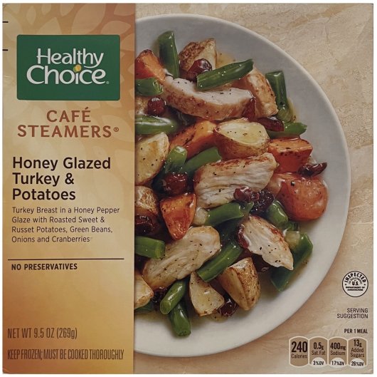 (image for) HEALTHY CHOICE CAFE STEAMERS HONEY GLAZED TURKEY & POTATOES