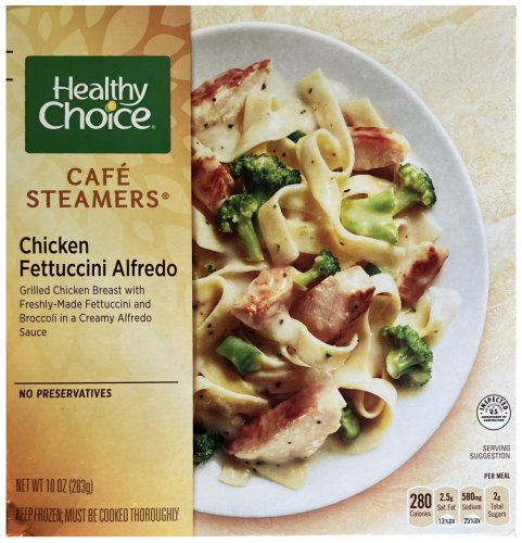 (image for) HEALTHY CHOICE CAFE STEAMERS CHICKEN FETTUCCINE ALFREDO