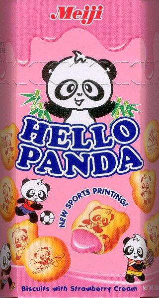 (image for) HELLO PANDA BISCUITS WITH STRAWBERRY CREAM FiILLING