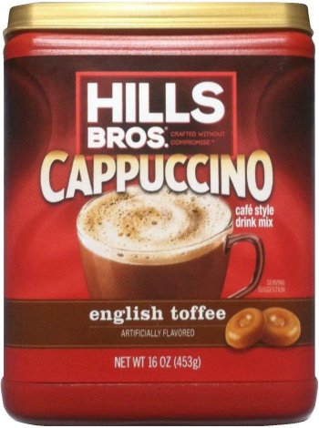 (image for) HILLS BROS. CAPAUCCINO ENGLISH TOFFEE FLAVORED CAFE STYLE MIX