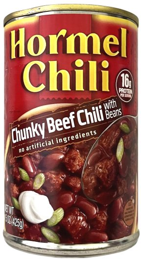 (image for) HORMEL CHILI CHUNKY BEEF CHILI WITH BEANS