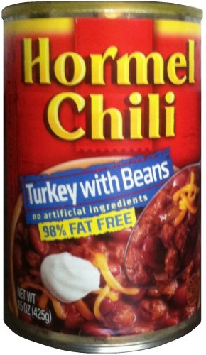 (image for) HORMEL CHILI TURKEY WITH BEANS