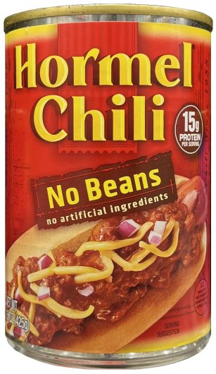 (image for) HORMEL CHILI NO BEANS