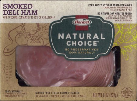 (image for) HORMEL NATURAL CHOICE SMOKED DELI HAM